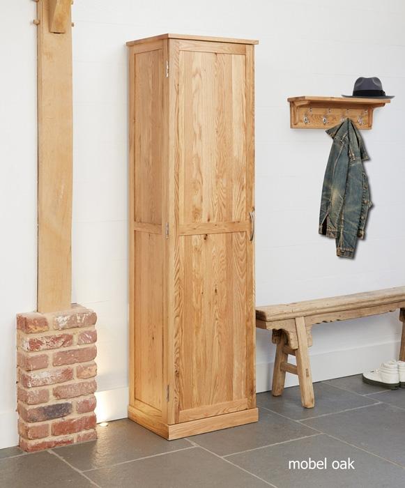 Baumhaus Mobel Oak Tall Shoe Cupboard (COR20E)