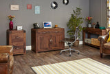 Baumhaus Shiro Walnut Hidden Home Office (CDR06A)