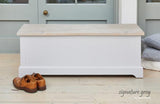 Baumhaus Signature Grey Hallway Storage Bench (CFF20B)