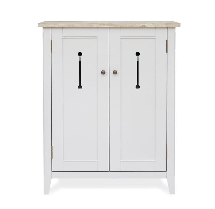 Baumhaus Signature Grey Shoe Cupboard (CFF20A)
