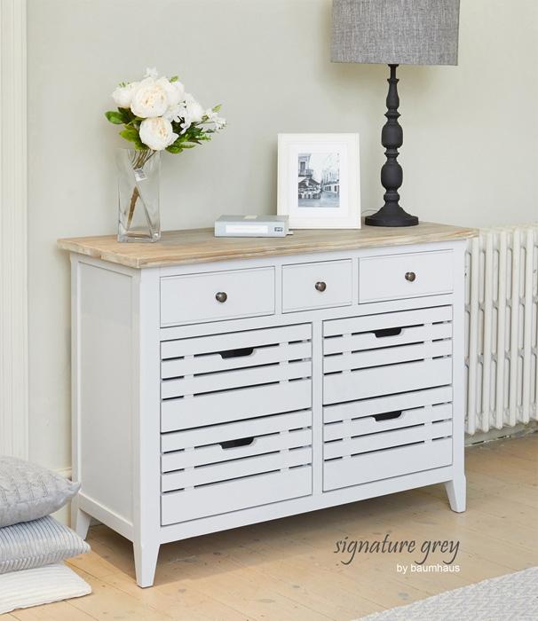 Baumhaus Signature Grey Sideboard / Servery (CFF02C)