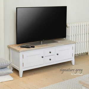 Baumhaus Signature Grey TV Stand (CFF09A)