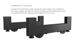 BDI Corridor 8177 Charcoal Stained Ash TV Cabinet