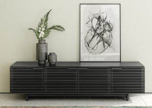 BDI Corridor 8173 Charcoal Stained Ash TV Cabinet
