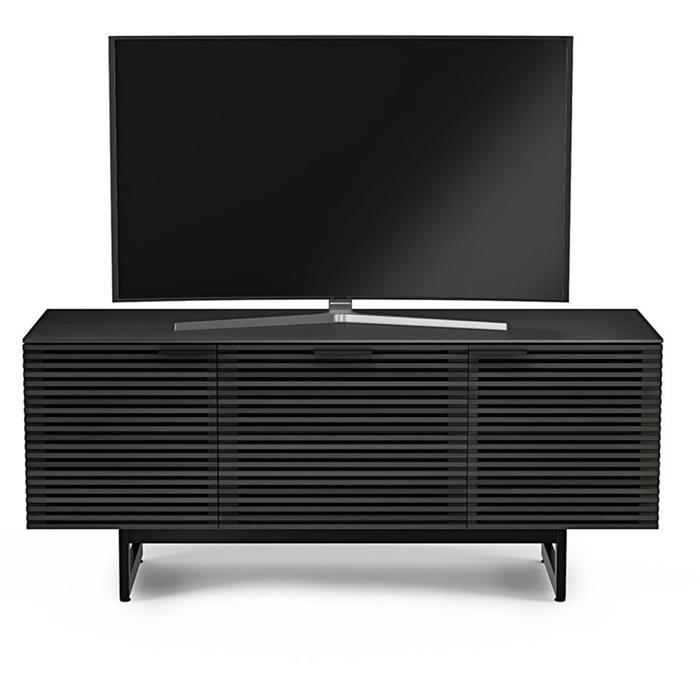 BDI Corridor 8177 Charcoal Stained Ash TV Cabinet