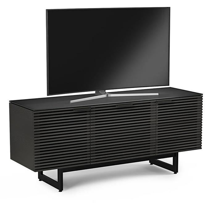 BDI Corridor 8177 Charcoal Stained Ash TV Cabinet