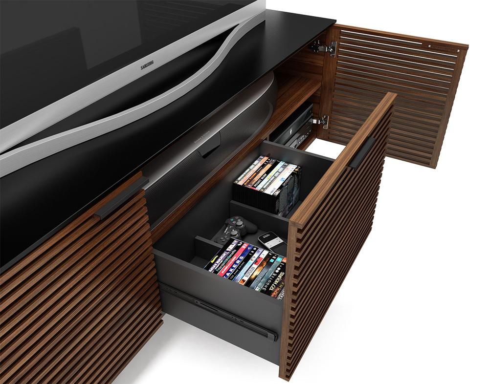 BDI Corridor 8177 Chocolate Walnut TV Cabinet