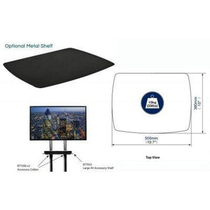 B-Tech BT4002 TV Floor Stand for screens up to 65-inch