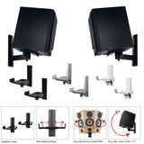 B-Tech BT77 Side Clamping Speaker Wall Brackets in Black or White