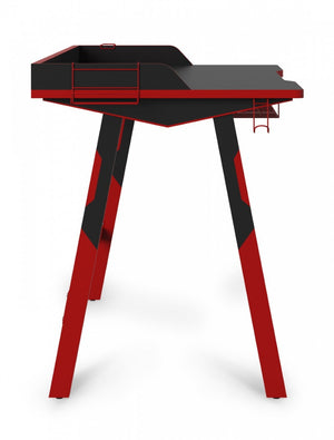 Alphason Fuego Red and Black Gaming Home Office Desk (AW9230)