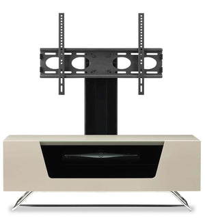 Alphason Chromium 1200mm TV Stand with Bracket in Ivory (CRO2-1200BKT-IV)