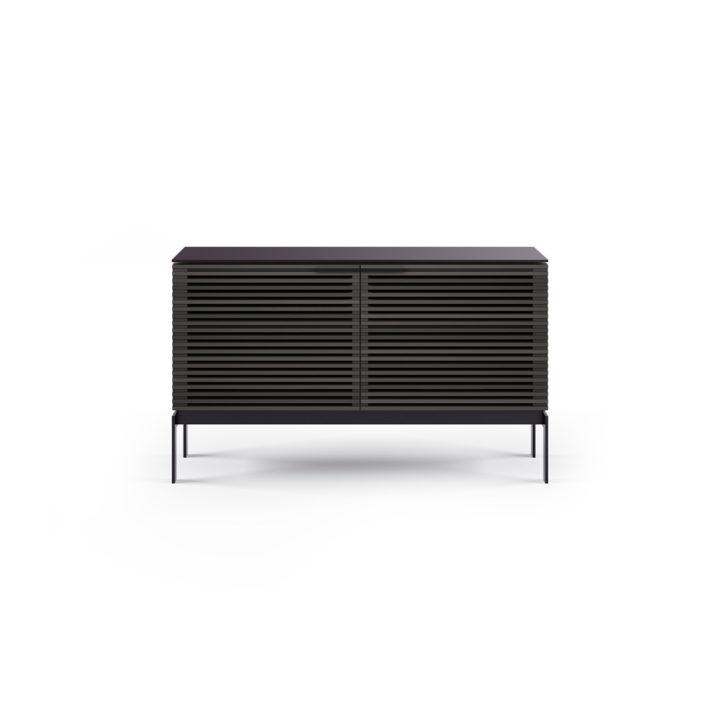 BDI Corridor SV7128 Slimline Charcoal Stained Ash TV Cabinet