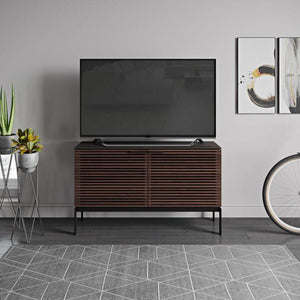 BDI Corridor SV7128 Slimline Chocolate Walnut TV Cabinet