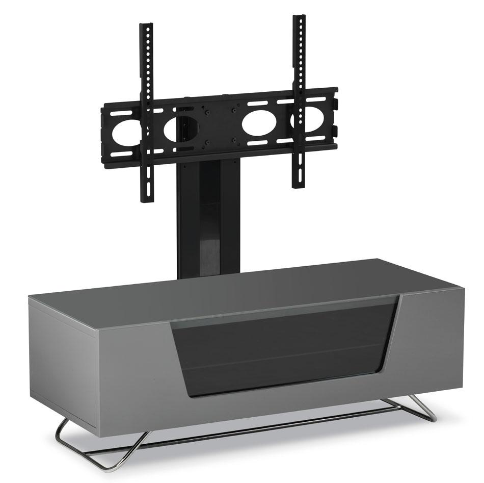 Alphason Chromium 2 Grey Cantilever TV Stand (CRO2-1000BKT-GRY)