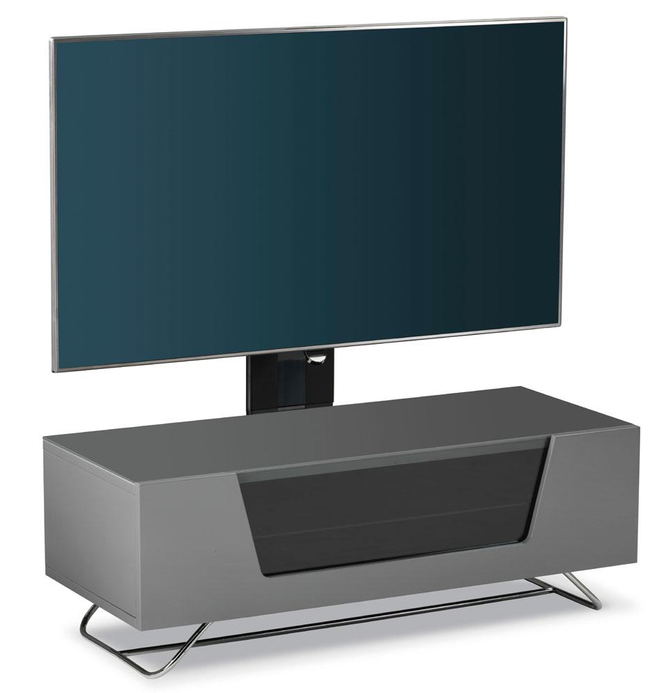 Alphason Chromium 2 Grey Cantilever TV Stand (CRO2-1000BKT-GRY)