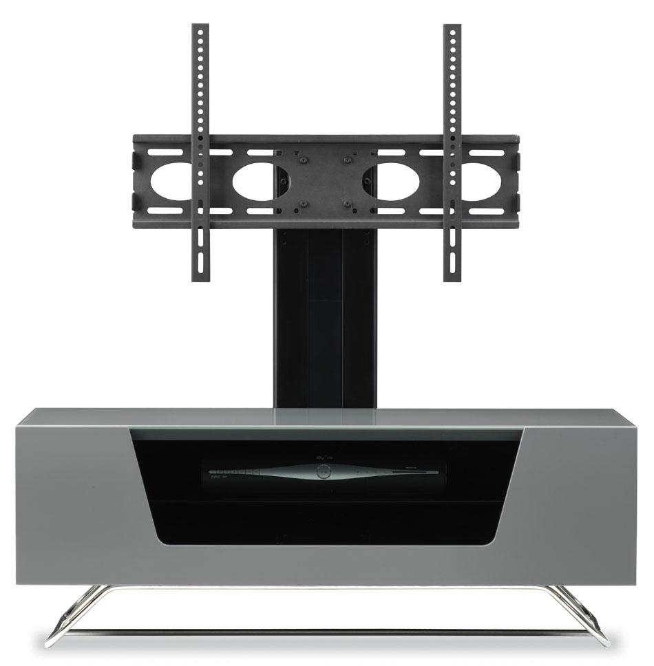 Alphason Chromium 2 Grey Cantilever TV Stand (CRO2-1000BKT-GRY)