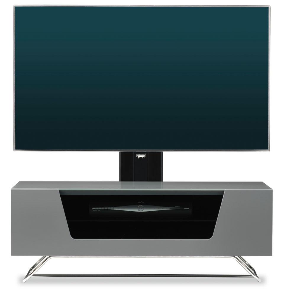 Alphason Chromium 2 Grey Cantilever TV Stand (CRO2-1000BKT-GRY)