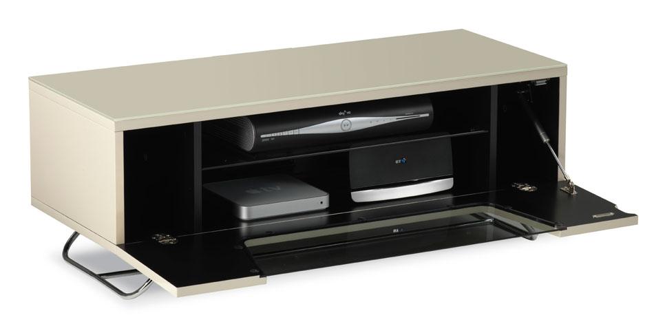 Alphason Chromium 2 Ivory TV Stand (CRO2-1000CB-IVO)