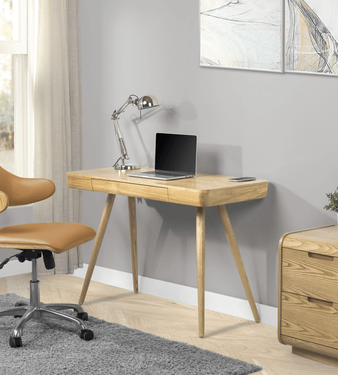 Wide oak desk deals