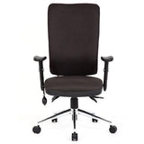 Dynamic Chiro High Back Ergonomic 24Hr Executive Chair in Black Fabric