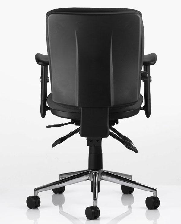 Dynamic Chiro Medium Back Ergonomic 24Hr Black Fabric Executive Chair