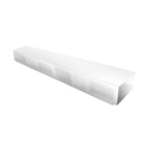 Alphason Element EMT2500 High Gloss White TV Cabinet