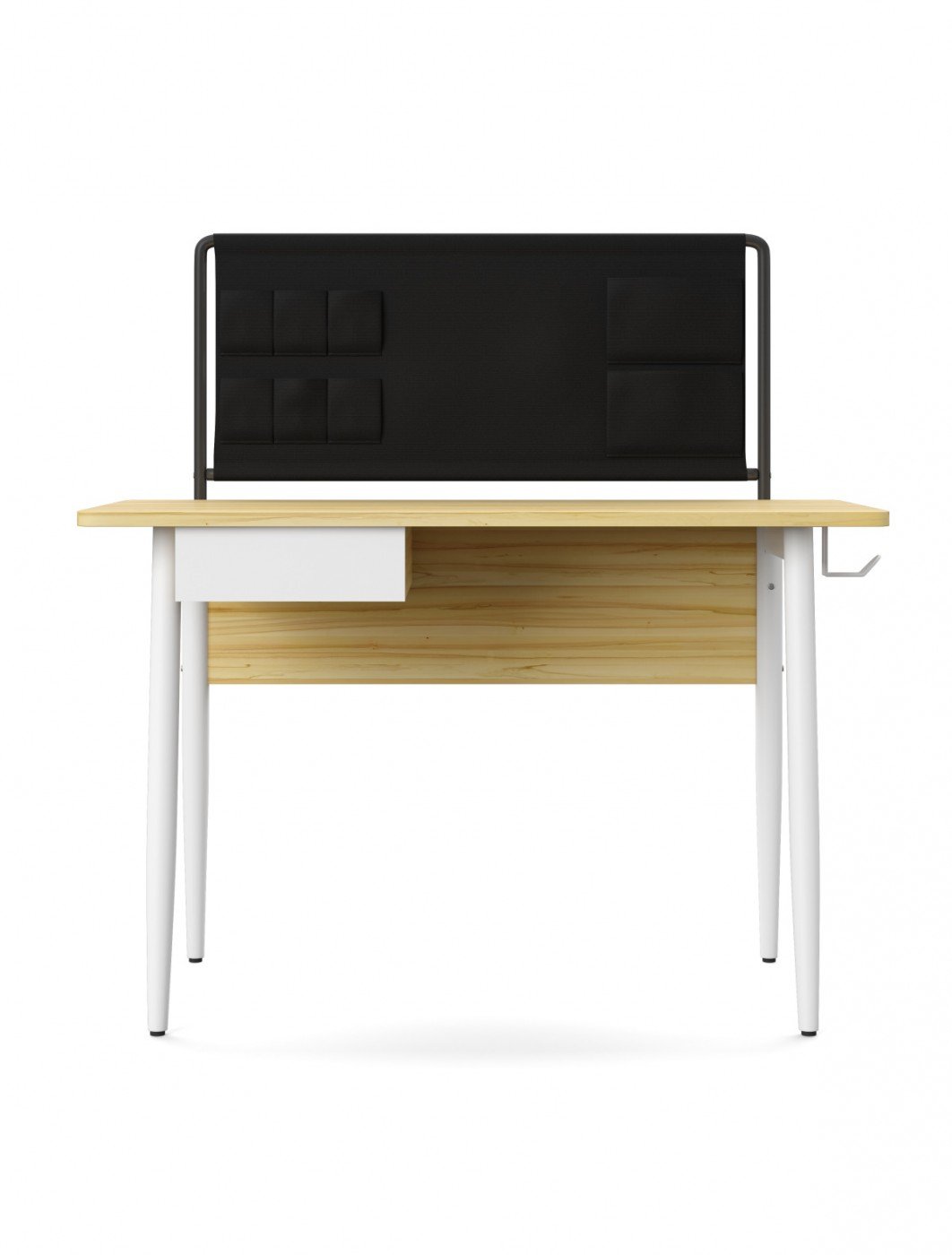 Alphason Freemont Oak and White Office Desk (AW3617WHI)