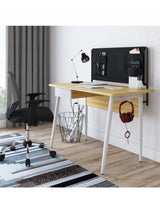 Alphason Freemont Oak and White Office Desk (AW3617WHI)