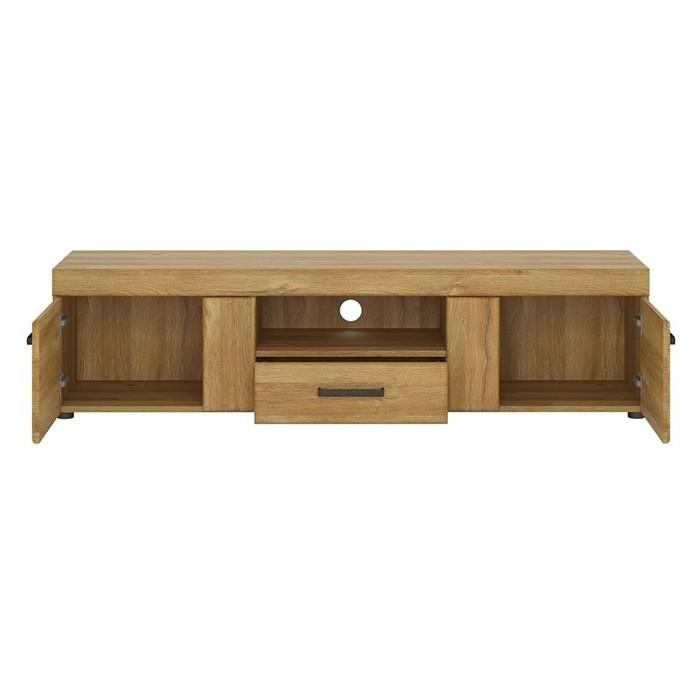 Furniture To Go Cortina 2 Door 1 Drawer Wide TV Cabinet In Grandson Oak (4325156)