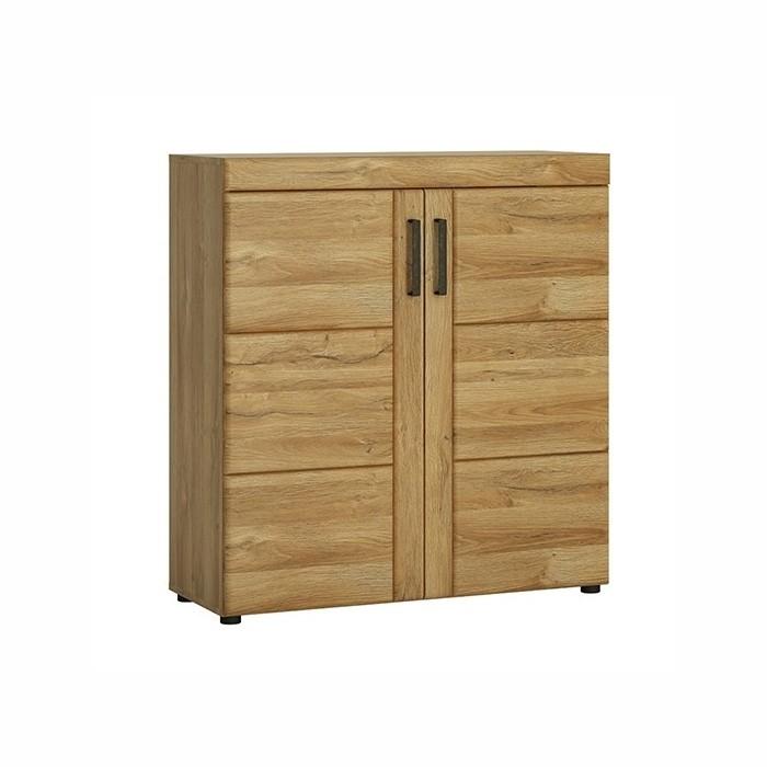 Furniture To Go Cortina 2 Door Shoe Cabinet In Grandson Oak (4323156)