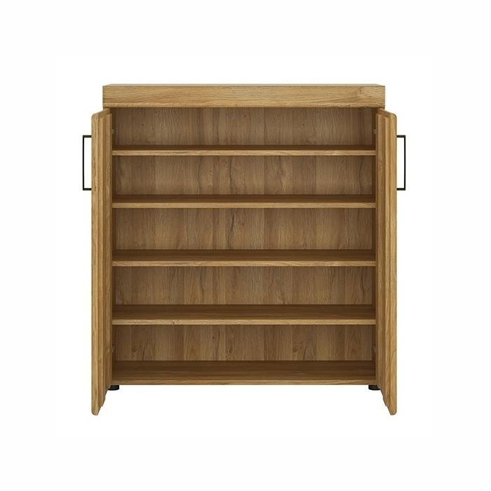 Furniture To Go Cortina 2 Door Shoe Cabinet In Grandson Oak (4323156)