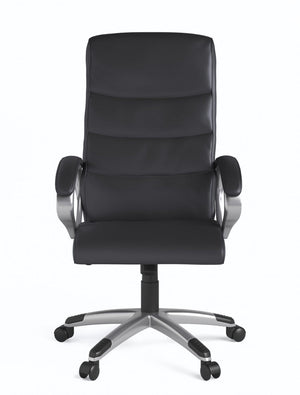 Alphason Hampton Black Leather Office Chair (AOC6241BLK)