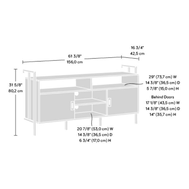 Teknik Hythe Wall Mounted TV Stand (5426437)