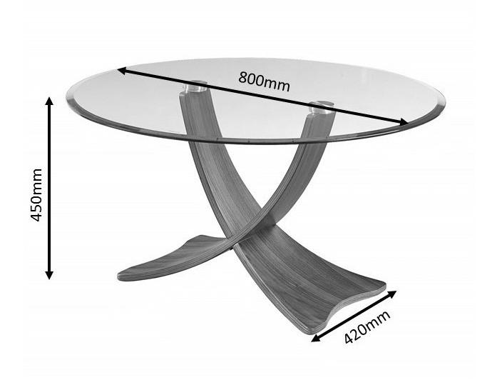 Jual Siena Walnut Coffee Table (JF308)