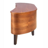 Jual San Francisco Curved Walnut TV Stand (JF709)