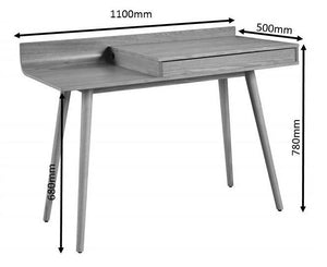 Jual San Francisco 1100mm Wide Oak Desk (PC710)