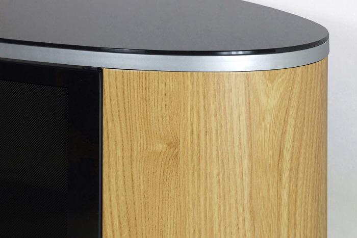 MDA Designs Luna Oak Oval TV Cabinet