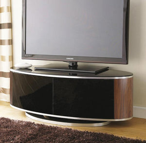 MDA Designs Luna Walnut Oval TV Cabinet