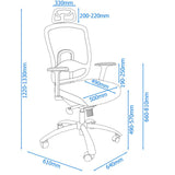 Alphason Miami Mesh Executive Chair (AOC2800BLK)