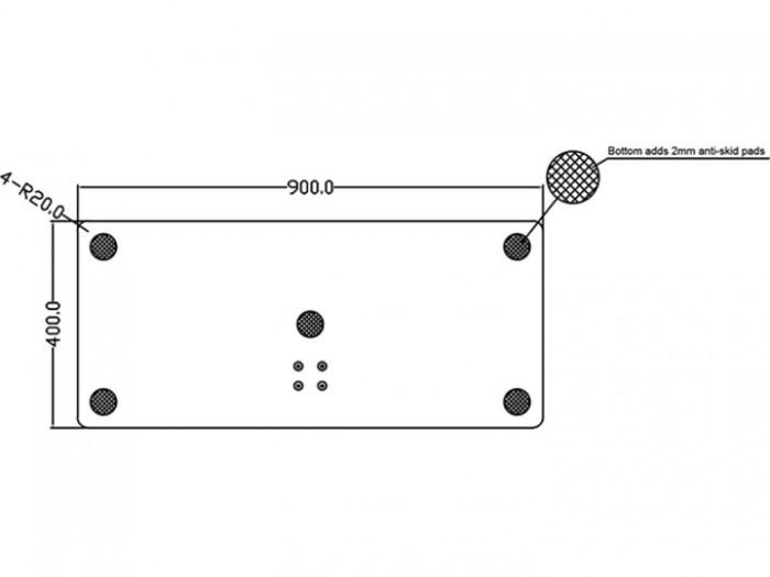 Multibrackets M Display Stand 180 Single Black With Floorbase