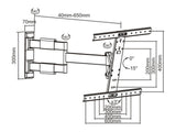 Multibrackets M VESA Flexarm Black Ultra Thin TV Wall Bracket