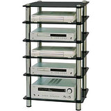 Optimum Prelude OPT-6000B Hifi Stand with 520mm deep shelves