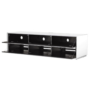 Optimum Project 1600GG Gloss White Enclosed TV Cabinet