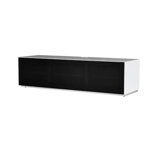 Optimum Project 1600F Gloss White Enclosed TV Cabinet with Fabric Front