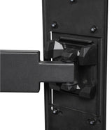 B-Tech BT8226 - Black Ultra Slim Double Arm TV Wall Mount, Tilt and Swivel