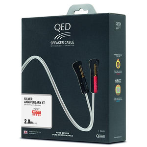 QED Silver Anniversary XT 2m Speaker Cables Pre-Terminated (QE1430)