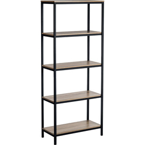 Teknik Industrial Style 4 Shelf Charter Oak Bookcase (5420277)