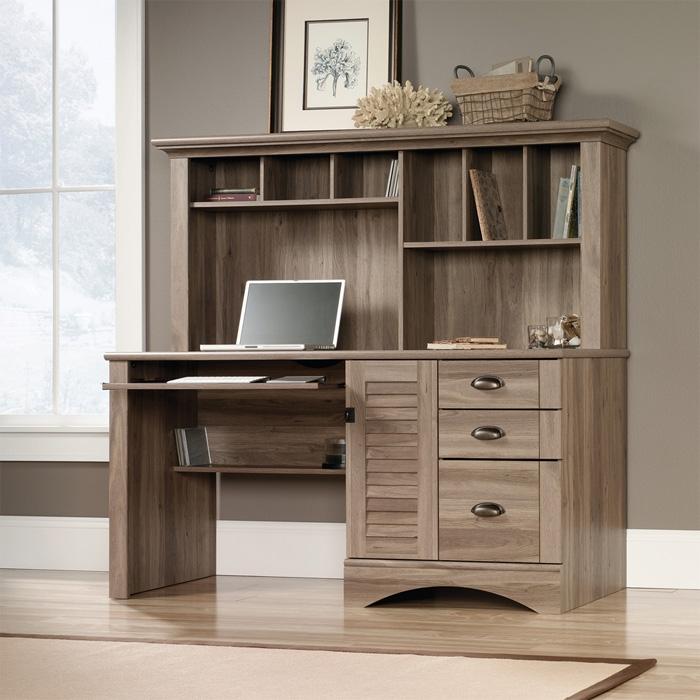 Teknik Louvre Hutch Office Desk (5415109)