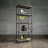 Teknik Industrial Style 4 Shelf Charter Oak Bookcase (5420277)
