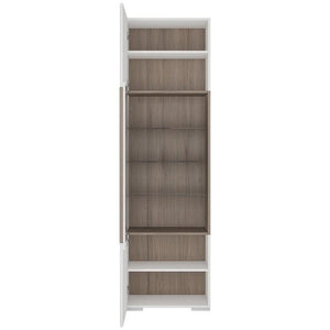 Furniture To Go Toronto Tall Narrow Display Cabinet With LED Lighting (4200244)
